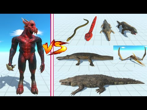 Reptiles Team in Battle with the Kozarog The Demon - Animal Revolt Battle