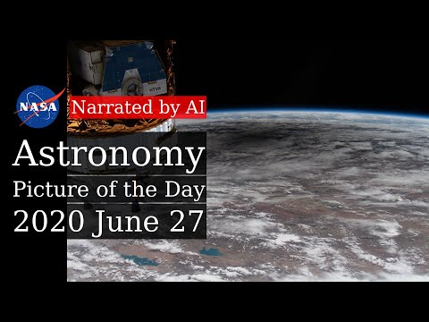 APOD: 2020-06-27 - Eclipse under the ISS (Narrated by Emma)