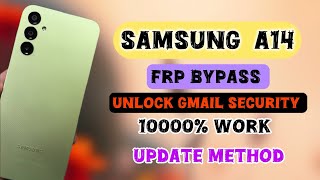 Samsung A14 Frp bypass (Sm-A145) Unlock gmail security. Google account remove without computer