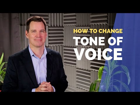 How to Change Tone of Voice