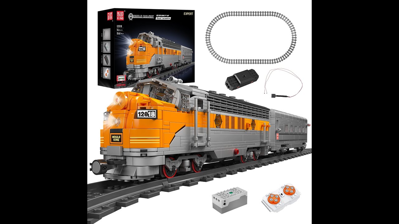 Mould King 12018 Diesellokomotive EMD F7 WP