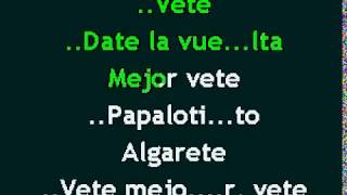 Papalotito Joan Sebastian  karaoke