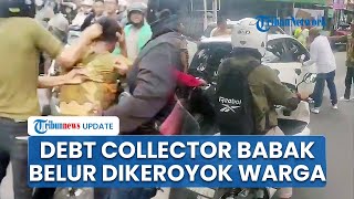 Nasib Dua Debt Collector Babak Belur Dikeroyok Warga gegara Nekat Tarik Paksa Mobil di Kota Medan