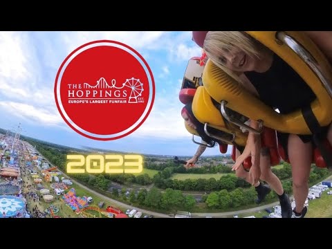 We tackled Europe's largest funfair! The HOPPINGS | vlog | 2023!