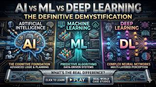 What is the Difference Between AI, ML, and Deep Learning Thumbnail