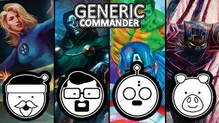 Marvel Super Heroes Precons: Dr Doom v Invisible Woman v T'challa v Captain America