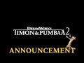 Timon Pumbaa 2 2025 Announcement Universal Pictures