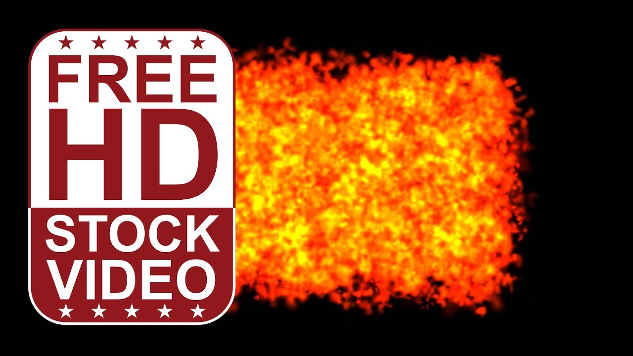 Free Stock Videos – visual effects pulsing fire wall 2D animation