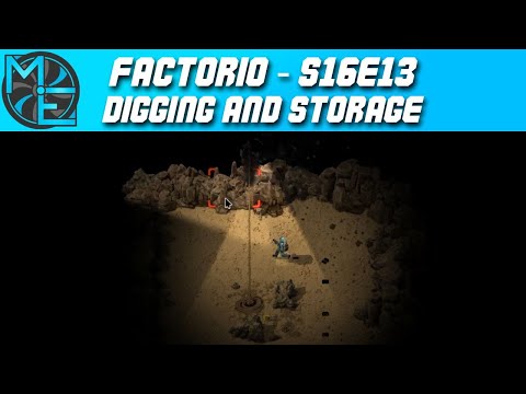 Factorio - S16E13 - Digging and Storage