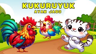 Kukuruyuk, Lagu Anak Indonesia 🐓 Belajar Bernyanyi Dan Anak Gembira | Kukuruyuk Ayam Jago Namanya
