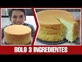 Bolo de Pão de Ló com 3 Ingredientes: Fácil e Delicioso!