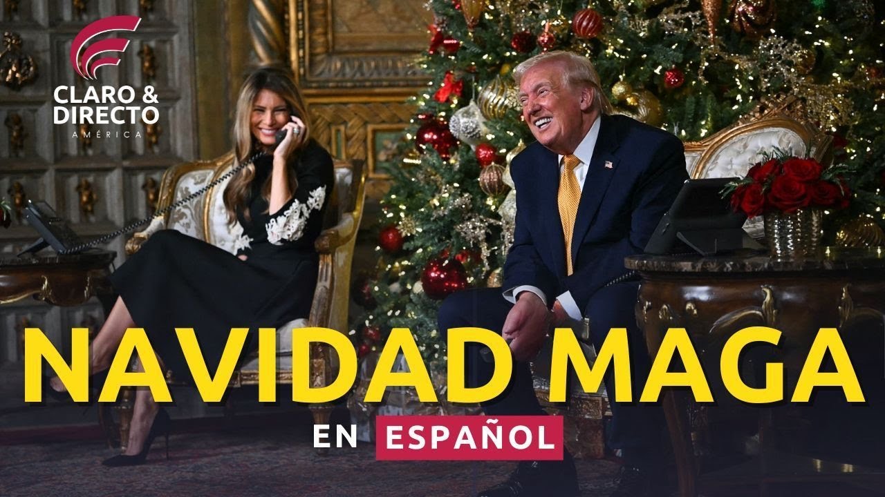 El presidente Trump atiende llamadas de niños preguntando por Santa Claus