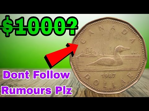 1987 Canadian Loonie Coin Worth?