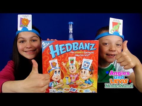 Hedbanz Spiel für Kinder und die ganze Familie! - Was bin ich? - Angies und Levis Kinderkanal