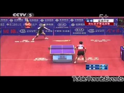 Xu Xin Vs Hao Shuai: [China Trials for WTTC 2013]