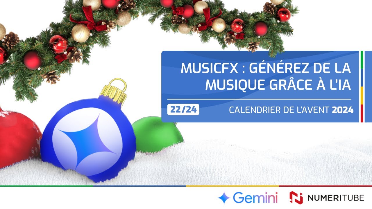 MusicFX : générez de la musique grâce à l'IA (22/24 - Calendrier de l'Avent 2024)