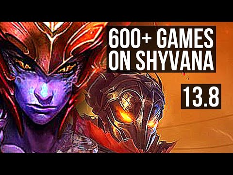 SHYVANA vs VIKTOR (MID) | 3/0/6, 1.6M mastery, 600+ games | KR Master | 13.8