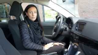 Kaaran Mia Pelttarin koeajossa Mazda CX-5