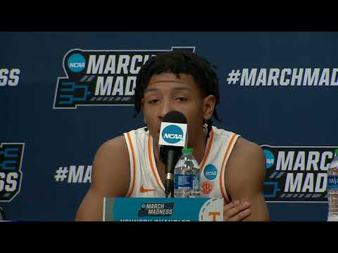 Tennessee HC Rick Barnes & Players - Michigan Postgame