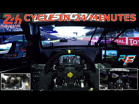 rFactor 2 - 24H Le Mans DAY / NIGHT in 24 MINUTES @ BMW M8 GTE [Triple Screen Onboard]