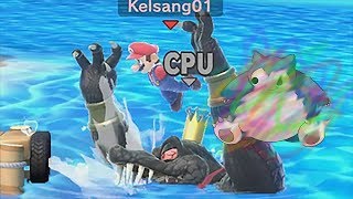 Drowning the spirit of a Snorlax [Smash Ultimate]