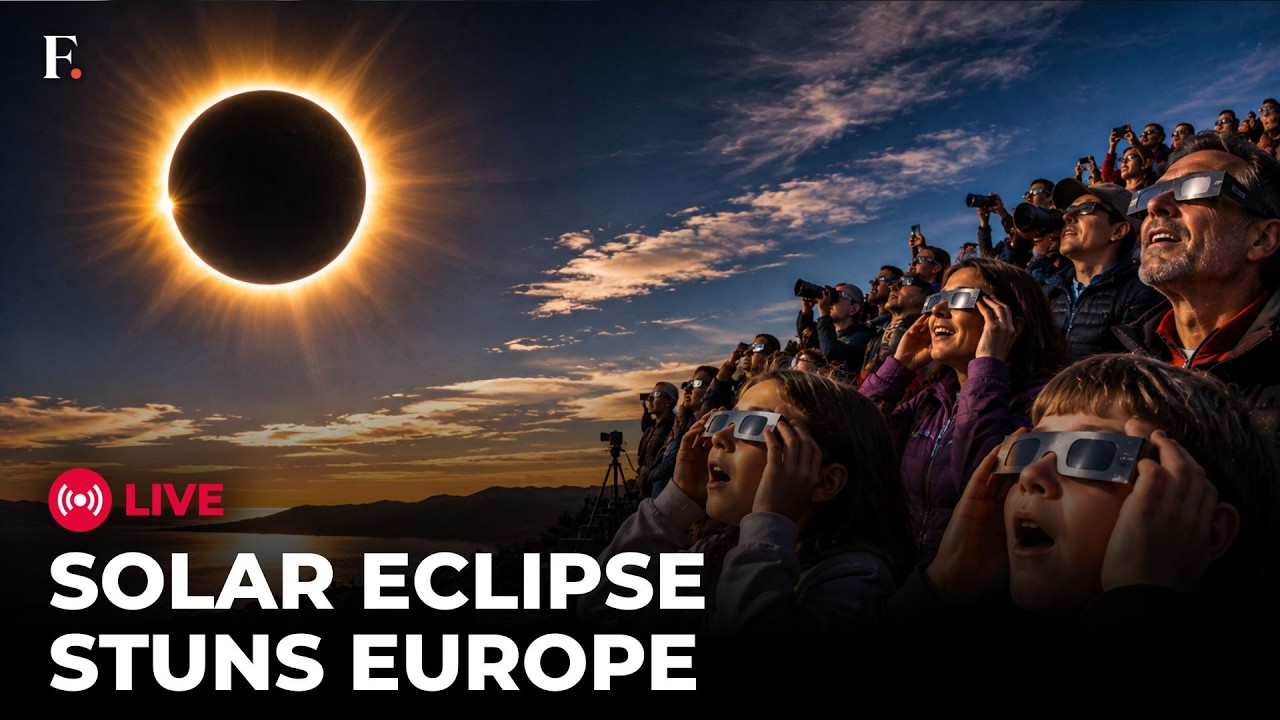 Solar Eclipse 2026 LIVE: Europeans Gather to Witness Rare Solar Eclipse as Day Turns to Night