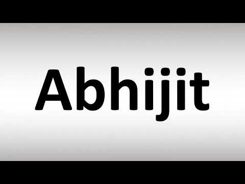 How to Pronounce Abhijit