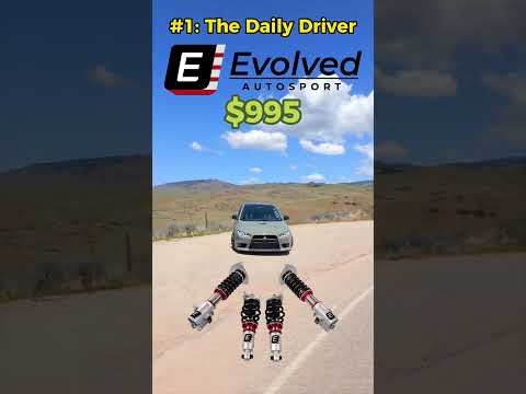 3 BEST Coilovers for Evo X!
