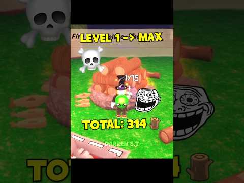 How Many Logs To Max Campfire on 99 Nights in the Forest 🪵🤔