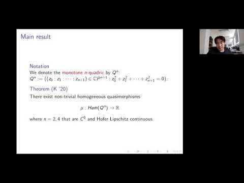 Symplectic Geometry Seminar - 7/17/20