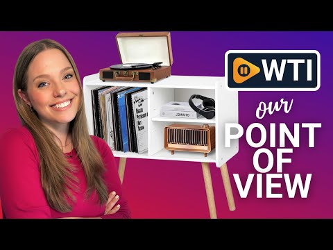 Mid-Century Record Player Stand - WTI product video review