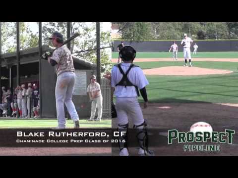 Blake Rutherford, OF, Chaminade College Prep, Game AB's vs La Costa Canyon