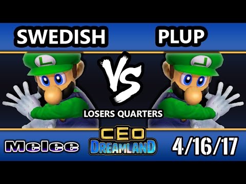 CEO Dreamland 2017 SSBM - PG | Plup (Luigi) Vs. RNG | Swedish Delight (Sheik/Luigi) Smash Melee LQ