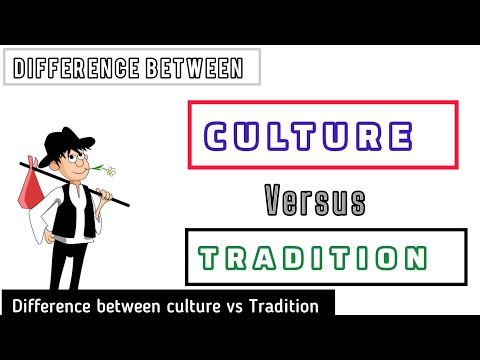 Diferenças Cultura vs Tradição #culturalheritage