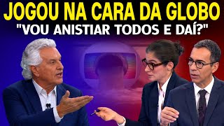 Globo TENTA ENCURRALAR Caiado e LEVA ESCULACHO AO VIVO sobre anistia! 