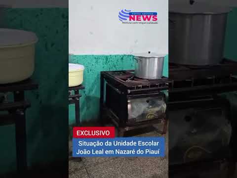 Estrutura precaria na Unidade escolar João Leal Nazaré do Piaui