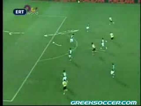 Aris v Panathinaikos 1-0 (10' Javito) Matchday 3 Video 2008