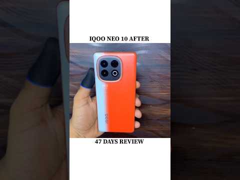 Thumbnail for IQOO NEO 10 After 47 Days Review🔥 / iQOO Neo 10 Gaming Test / iQOO Neo 10 Bgmi Test