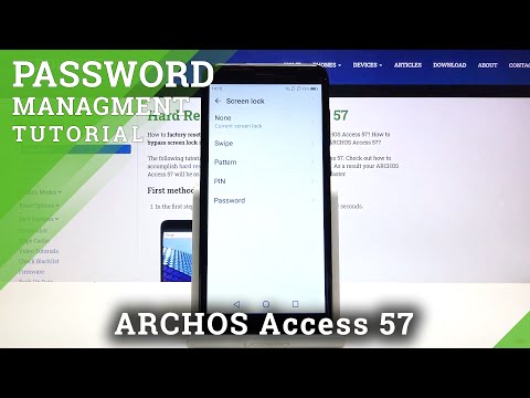 How to Set Screenlock on Archos Access 57 – Screen Protection