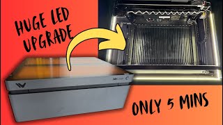 WeCreat Vision Pro 5 Minute LED Upgrade The Easy Way