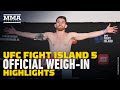 UFC Fight Island 5 Official Weigh-In Highlights - MMA Fighting