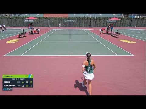 McKenna Koenig v Nikola Homolkova - USC v UH - 22.04.23 (last points)