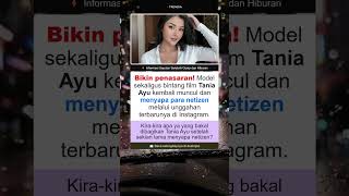 Download lagu Tania Ayu Kembali Menyapa Netizen di Instagram #BERITA #VIRAL #TANIAAYU #MODEL #SELEBRITI mp3