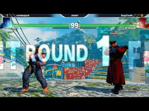 WNF SFV - Off Season 1.4 - combojack (Ryu) vs DogTeeth (M. Bison)