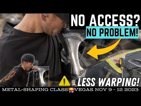 How To TIG WELD Sheet Metal - LESS WARPING When There Is No Access DIY 1939 Lincoln Zephyr Chop