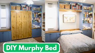 DIY Murphy Bed using Create a Bed Hardware