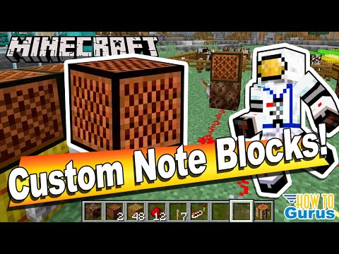 How You Can Make Custom Minecraft Note Block Sounds - Change Music Instrument Tutorial