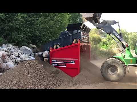 Mobile Siebanlage Aushub sieben mit SBS 1520 F3