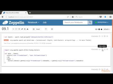 Data Science with Spark Clustering Users by Followers and Friends | packtpub com