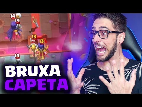 A BRUXA FICOU MUITO FORTE NA TEMPORADA 4 DO CLASH ROYALE!!!